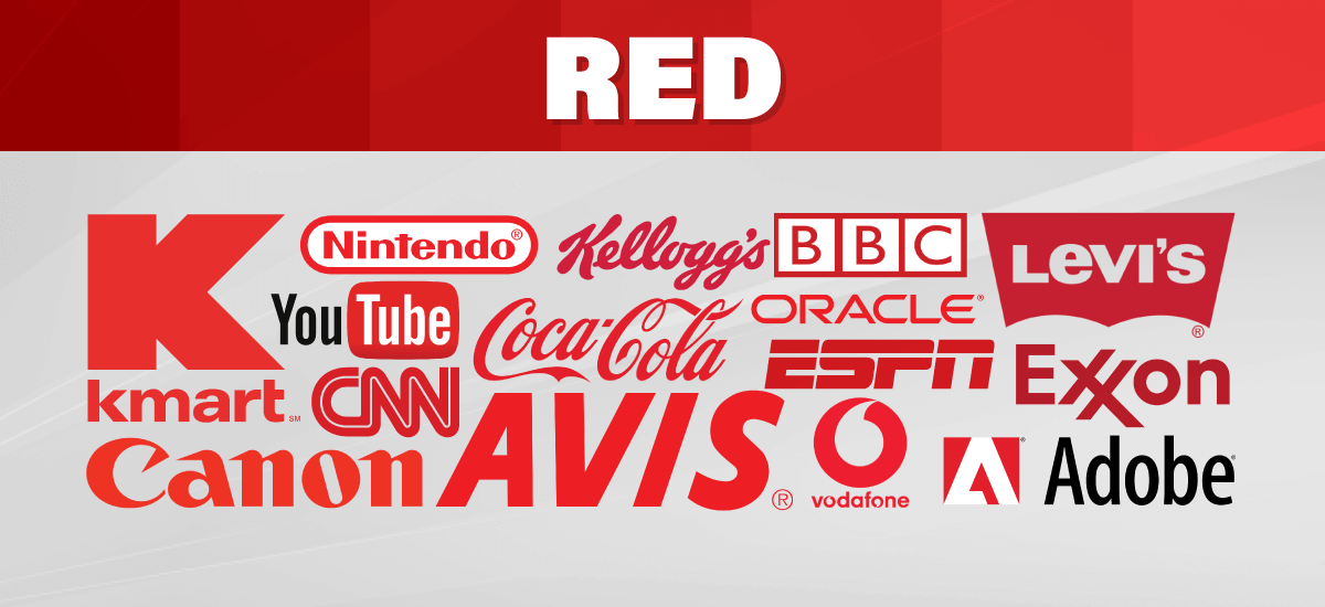 در حالی که رنگ قرمز شاید نشانگر علامت خطر باشد، می‌توان از آن برای تأثیرگذاری در کمپین‌های بازاریابی که نیاز به بروز دادن احساسات قوی دارند استفاده کرد.